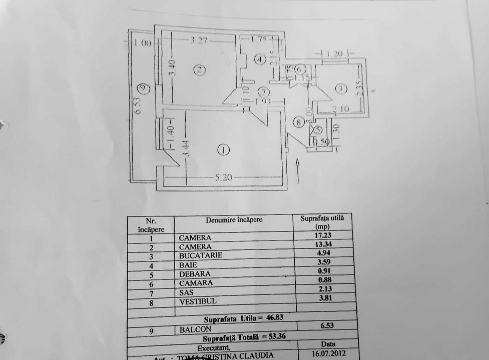 Vanzare apartament 2 camere | Tineretului | 54 mp