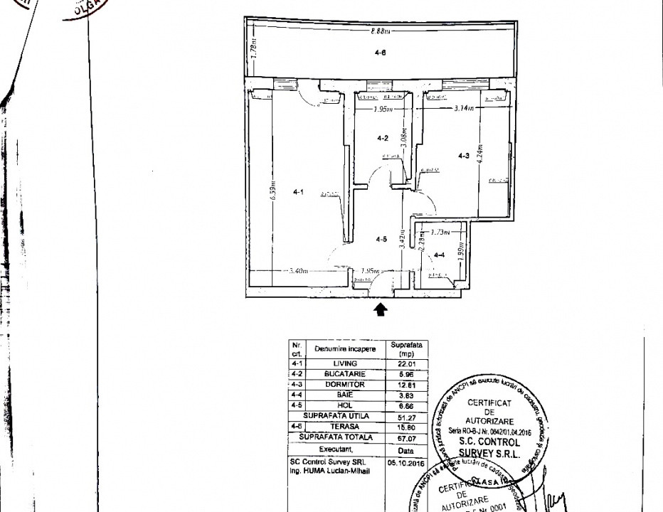 Apartament 2 camere cu terasa | Tineretului | 67 mp | parcare si boxa