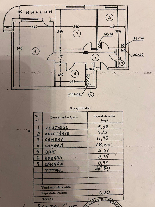 Vanzare Apartament 2 camere | Tineretului | 55 mp