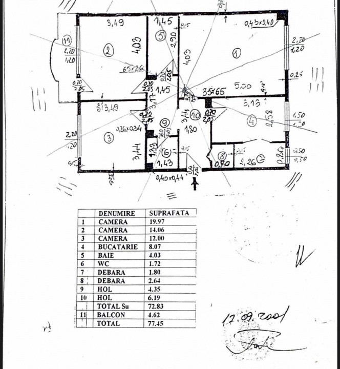 Vanzare apartament 3 camere | Nerva-Goga | 78 mp | decomandat