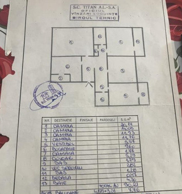 Vanzare Apartament 4 camere cu centrala termica | Vitan Mall | 98 mp