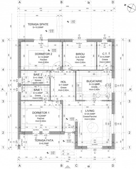 Casa Individuala 2025 Macului - Oituz | 105mp | incalzire pardoseala