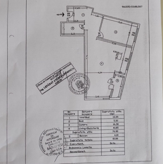 Apartament 2 cam | Mall Vitan | 81 mp | centrala termica | bloc 2009