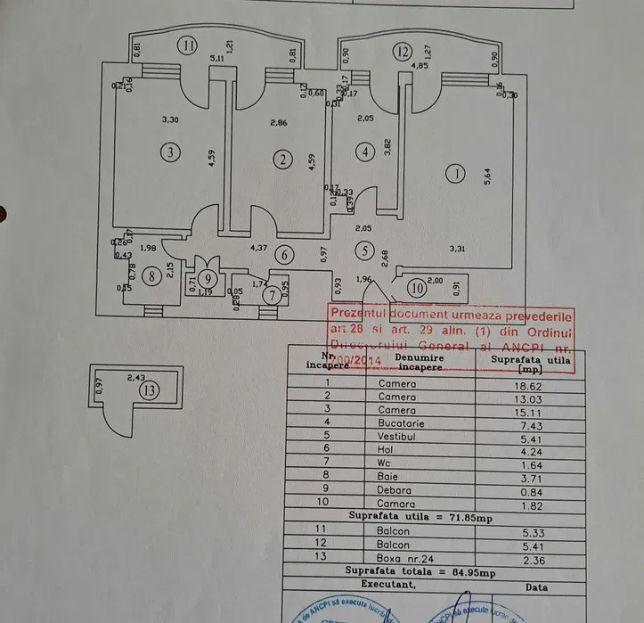 Vanzare Apartament 3 camere | Bulevardul Unirii | 85mp