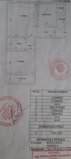 Vanzare apartament 2 camere decomandat | Vitan- Banu Udrea | 62mp