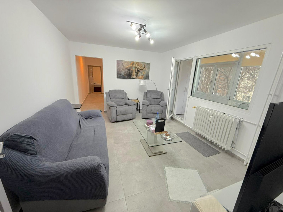 3 Camere Modernizat Mobilat Utilat | Grand Arena | parcare | 69mp