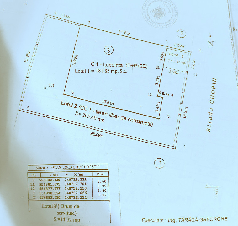 2 Camere 84mp | curte 205mp | boxa 11mp | centrala termica