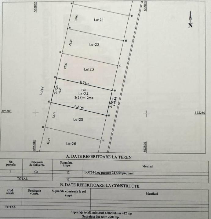 2 Camere 66mp Aleea Tornadei - Empire Residence / Bloc 2022 / Parcare