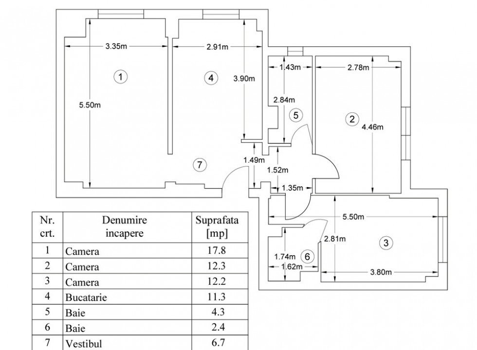 Vanzare 3 Camere Modernizat | posibilitate spatiu comercial stradal