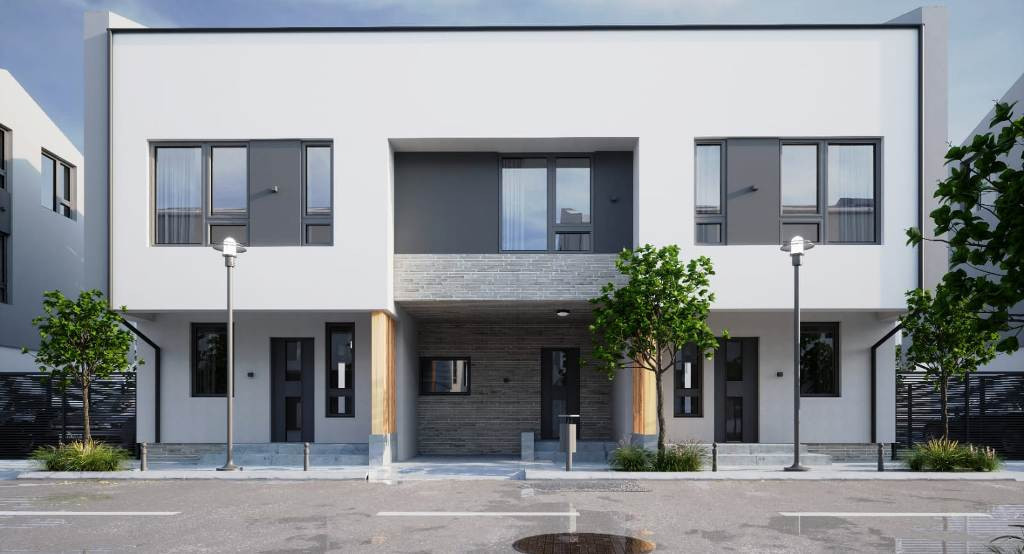 Triplex Otopeni Ansamblu Rezidential Privat | 97mp | curte | parcare | Tip B