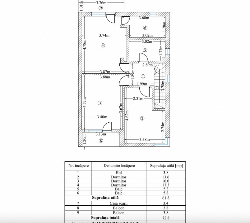 Vanzare Vila 4 Camere 122mp | Teren 270 mp |  aproape A0